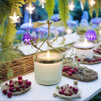kingnero Lavender Scented Candle Carousel Rotary Candle Holder Spinning Tea Light Holder Birthday Gifts for Women, Mom, Wife, Girlfriend, Sister, Female Friends, (Golden Fairy) - color: Golden Fairy