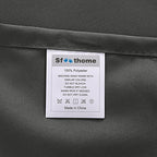 Sfoothome 4-Piece Bed Linen Set, Queen, Deep Gray, 1800 Series, Wrinkle & Fade Resistant, Deep Pocket, Luxury Brushed Microfiber Bed Sheets Set - color: Deep Gray-4 Pieces, size: Queen