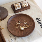 1PC Retro Beaded Tray - Aromatherapy, Storage, Desktop Decor, Jewelry Display, Photography Ornament, Circle
