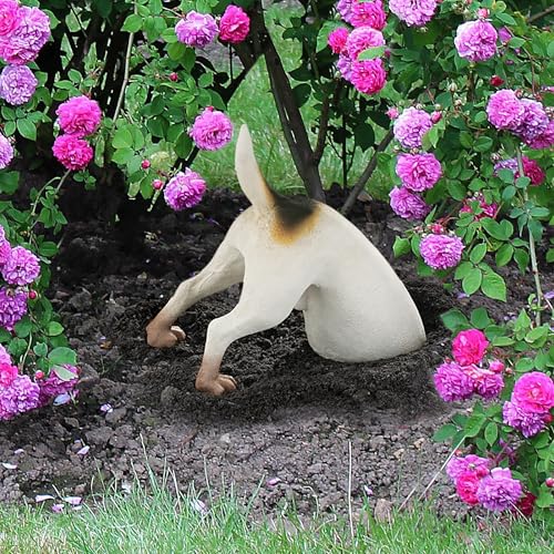 Design Toscano Terrence The Terrier Digging Pet Dog Statue - style: Terrence White