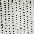 Art Object Handknotted Wool Area Rug Multi Sizes Ivory Polka Dot Pattern Hand Woven Carpet for Living Room Bedroom - Soft Pile Pet Friendly Home Decor Made in India - size: 12' x 9' (Rectangular)
