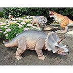 Design Toscano Scaled Jurassic Triceratops Dinosaur Statue - style: Scaled Jurassic Triceratops Dinosaur