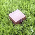 Walnut Wood Box for Crafts, Jewelry Box and watch box Wooden Keepsake Box Gift (Walnut) - color: Walnut