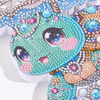 Sea Turtle Tabletop Diamond Art Painting - DIY Diamond Art Kits for Adults Figurines Special Shaped Rhinestone Gem Art Statues, 5D Painting with Diamond Dots Sculpture Ornaments Gifts for Beginner - color: Q011