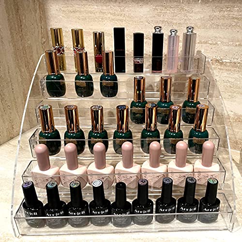 MineSign Sunglasses Organizer Clear Eyeglasses Display Case Sticker Display Tray For Glasses Tabletop Holder Stand (6 layer) - style: 6t