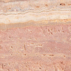 Bloomingville Crimson Archways Travertine Bookends, Red