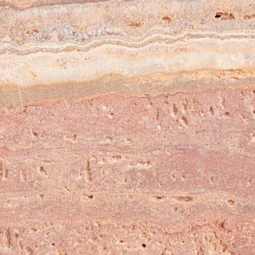 Bloomingville Crimson Archways Travertine Bookends, Red