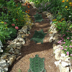 MDLUU Cast Iron Stepping Stone, Turtle Stepping Stone, Decorative Tortoise Flagstone for Lawn, Yard, Garden Walkway - size: Turtle(12.9" x 8.6")Green
