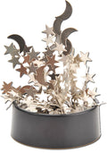 PowerTRC Magnetic Desktop Sculpture (Moons and Stars) | Mini Magnetic Art Decoration for Desktop | Fun Stress Relief Office Gift - style: Minimalist