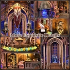 CCCDF Book Nook Kit - DIY Miniature House Kit for Adults, Teens, Booknook Tiny House Bookshelf Decor 3D Wooden Puzzle, Gifts for Family, Friends (Magic Admissions Guide) - style: Magic Admissions Guide
