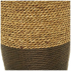 Deco 79 Seagrass Handmade Decorative Vase Tall Woven Floor Centerpiece Vase, Vase for Home Decoration 10" x 10" x 28", Brown - size: 10" x 10" x 28"