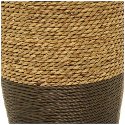 Deco 79 Seagrass Handmade Decorative Vase Tall Woven Floor Centerpiece Vase, Vase for Home Decoration 10" x 10" x 28", Brown - size: 10" x 10" x 28"