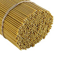 Danilovo Pure Beeswax Candles - Honey-Scented, Decorative Thin Taper Candles - Ideal for Birthday Decoration or Church Prayers - Drip Free, Tall & Smokeless Pack of 50 pcs, 6.5 x 0.22 inch - size: 6.5 in