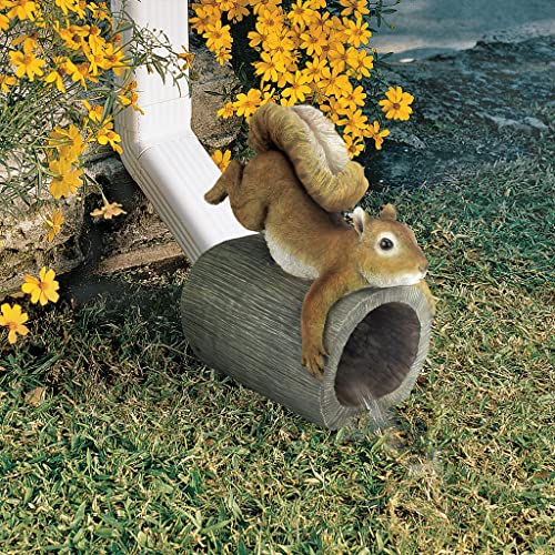 CRASH THE SQUIRREL RAIN GUTTER - style: Crash the Squirrel