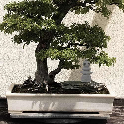 GANAZONO Simulated Rockery Stone 1.69 Inch Sandstone Sculpture for Bonsai and Zen Rock Garden Decor Stacking Stones Accent for Home and Micro Landscape