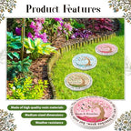 Cinnvoice 3 Pack Garden Stepping Stone Outdoor, Decorative Dimensional Resin Stepping Stones for Patio Pathway Landscaping Walkway Sculpture Yard Backyard Lawn(Tree of Life,10 Inches) - size: 10 Inches, style: Tree of Life